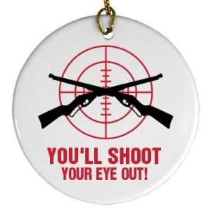  Youll Shoot Your Eye Out: Custom Porcelain Circle 