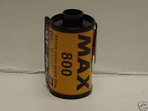 KODAK MAX 800 35mm film, 5  24exp. rolls  