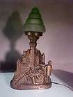   Lamp Figural SERENADE Pot Metal Medieval Castle Desk Table Light NR