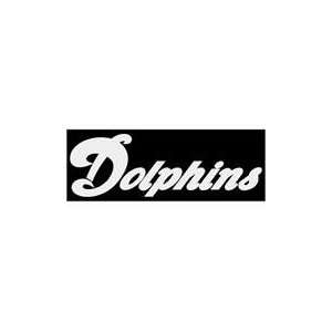   Dolphins Car Window DECAL Wall Sticker Text Logo: Home Improvement