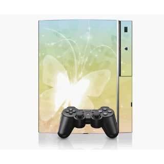 PS3 Playstation 3 Console Skin Decal Sticker  Dreamy Butterfly