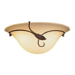  Hubbardton Forge Right Leaf and Stem Pocket Wall Sconce 