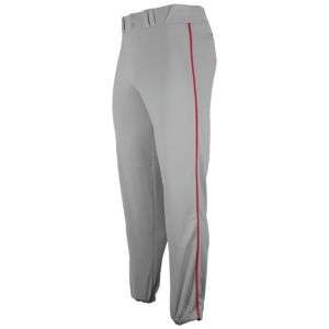  Poly Pant with Piping   Mens   Baseball   Clothing   Grey 