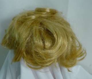NEW 1980s INFANT synthetic 10 or 12 DOLL WIG blonde  
