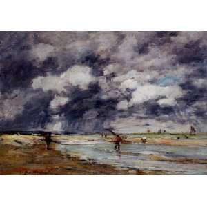   Weather near Trouville, By Boudin Eugène   Home