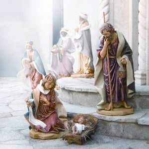    Four Piece Holy Family Nativity Figurine Set