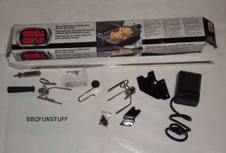 Fiesta Kenmore Gas Grill Deluxe Solid Spit 28.5   32 Rotisserie Kit 