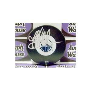 Jeff Beukeboom autographed Edmonton Oilers Hockey Puck  