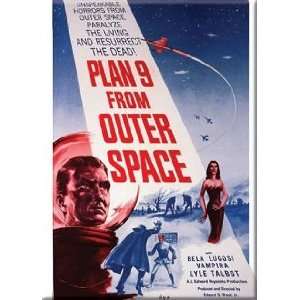    Plan 9 From Outer Space Movie Magnet 29383AV