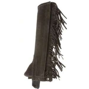    Adults Luxury Suede Half Chaps with Fringe