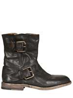 BB BRUNO BORDESE COUNTRY   25MM SOFT LEATHER BUCKLED BOOTS