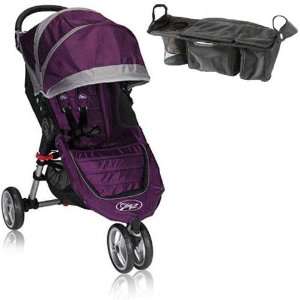 Baby Jogger BJ11228 City Mini Single With Parent Console   Purple Gray