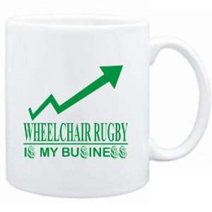  Mug White  Wheelchair Rugby  IS MY BUSINESS  Sports 