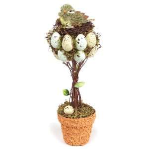   Bird Nest Spring Easter Topiary Tree 14.5  Home & Kitchen