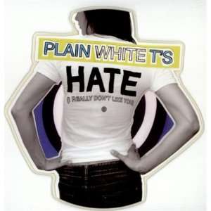   Hate (I Really Dont Like You) Special Shape Vinyl Import Plain White