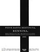 Gaja Rennina Brunello di Montalcino 2001 