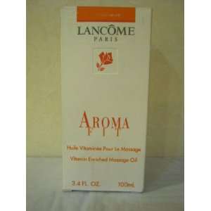    Lancome Aroma Fit Vitamin Enriched Massage Oil 3.4 Oz. Beauty
