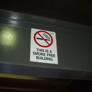  New York Giants Smoke Free Building Sign From Giants 