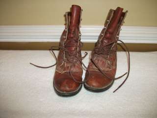Vintage Justin Pilgrimmage Work Boots size 5.5 B  