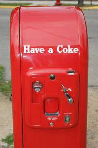 Restored Jacobs 26 Mailbox Coke Machine Super Nice!  