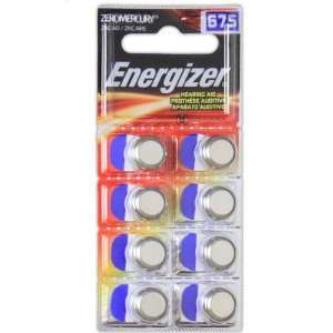  48 Energizer Tear Pack Hearing Aid Batteries Size: 675 