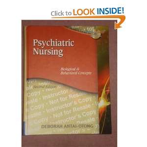  Psychiatric Nursing Biological and Behavioral Concepts 
