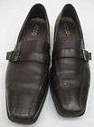 Ecco Womens Brown Leather Buckle Slip Ons Loafers Shoes Size US 42 Sz 