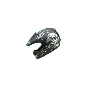  ATV Motocross Helmet 405 181 Skull Matt Black Automotive