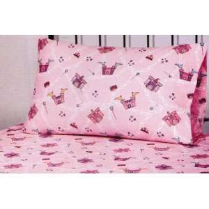   Sheet Set Castle, Magic Stick, Crown, Hearts in Pink 