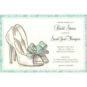 Bridal Heels, Custom Personalized Wedding Shower Invitation, by 