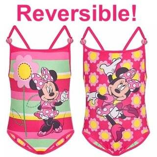  Disney Pink Polka Dot Minnie Mouse Swimsuit bathing suit 