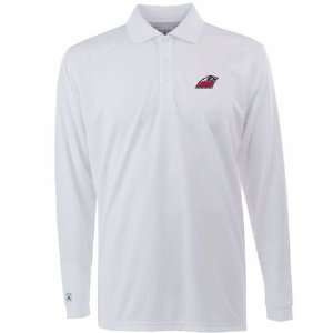  New Mexico Long Sleeve Polo Shirt (White): Sports 