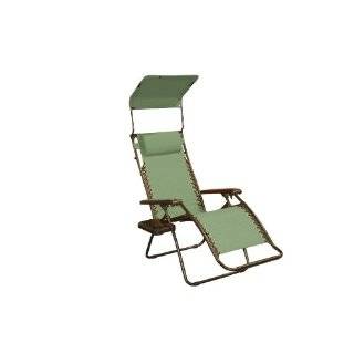 Bliss Hammocks GFC 437D Gravity Free Recliner with Sun Shade and Drink 