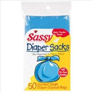  Sassy Disposable Scented Diaper Sacks 50 Cnt Pack Baby