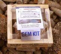 Montana Sapphire & Garnet Gravel Gem Kit Home Mine  
