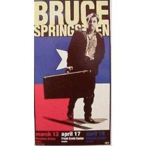  Bruce Springsteen Texas Original Concert Poster 2000