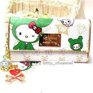 Lovely Hello Kitty Long Wallet Purse Bag White 02  