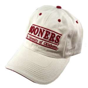  Oklahoma Sooners 3 Bar Stone Unstructured Hat Sports 