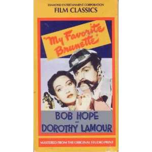  My Favorite Brunette [VHS] Bob Hope, Dorothy Lamour 