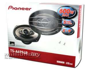 PIONEER TS A6994R 6 X 9 5 WAY 600 WATT CAR SPEAKERS NEW  