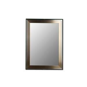  2nd Look Mirrors 204403 36x46 Satin Black   Stainless Mirror 