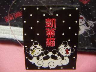 Sanrio Hello Kitty Mimmy Panda Polyester Knapsack Bag / Japan 2007 