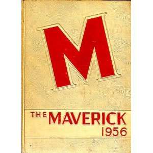  Marshall High School 1956 yearbook The Maverick, Marshall 