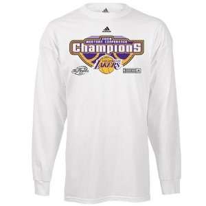Lakers White 2009 NBA Western Conference Champions On the Cusp Locker 