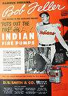 1952 Bob Feller /Pitcher Cleveland Indians/ Indian Pump