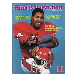 Herschel Walker Autographed / Signed March 7, 1983 Sports Illustrated 