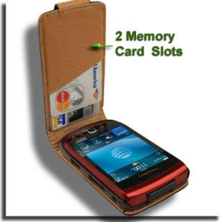 Case for Blackberry Torch 9800 9810 4G Leather Flip Pouch Cover  