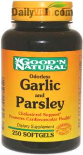 GNN Odorless Garlic And Parsley 250 Softgels (6002853)  