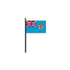  Fiji   4 x 6 World Stick Flag: Patio, Lawn & Garden