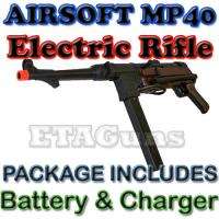   Airsoft WW2 WWII MP40 German War Metal Electric AEG Rifle Gun  